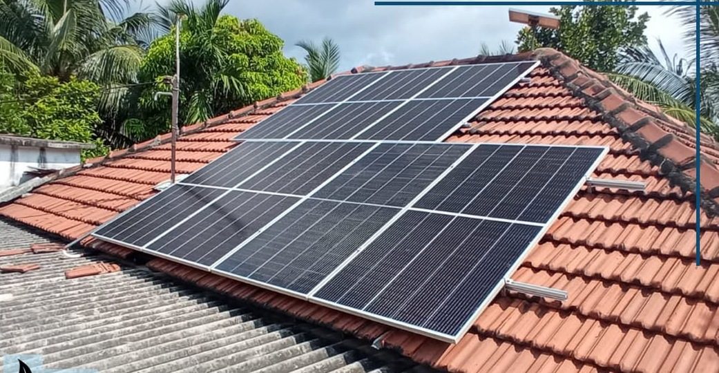 3.2kW on-grid rooftop solar array in Periyakulam, Kilinochchi